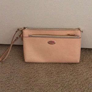 Blush Coach wristlet